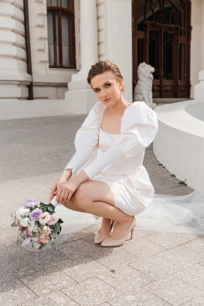 Парадный вход в дом Асеева, фотосъемка свадьбы