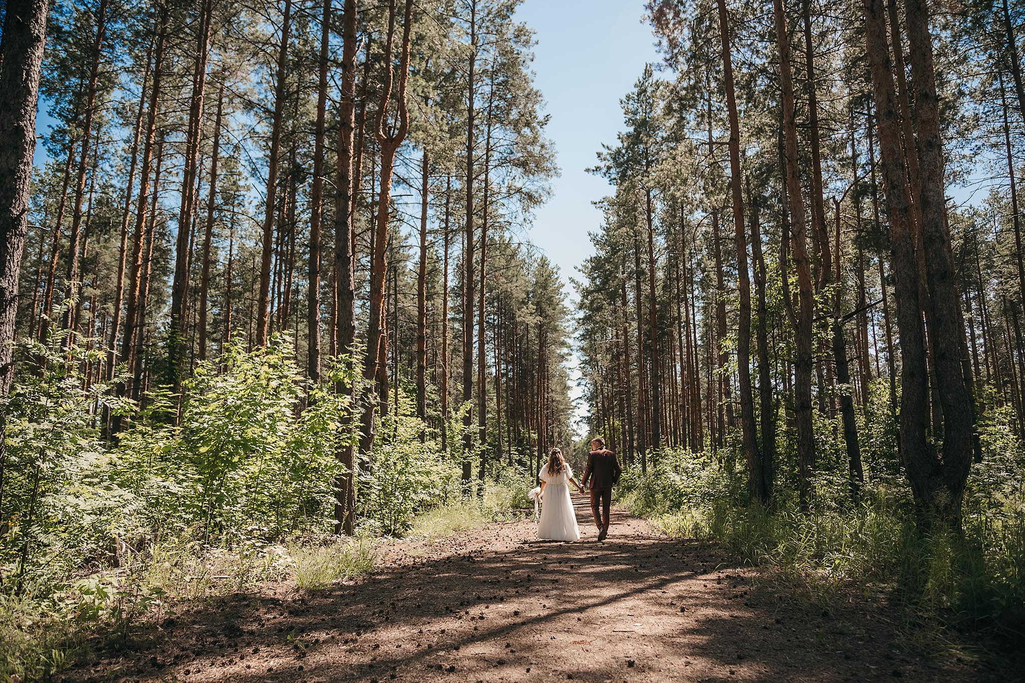 места для прогулок на свадебной фотосессии